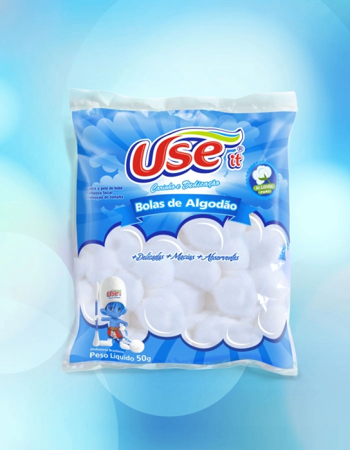 ALGODÃO BOLA BRANCO 50G