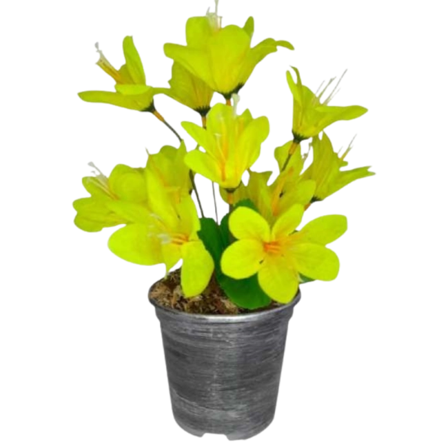 Arranjo Floral Amarelo c\ 12 Flores - 25cm