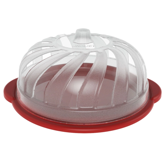 Boleira Com Tampa - Vermelho