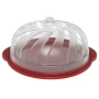 Boleira Com Tampa - Vermelho
