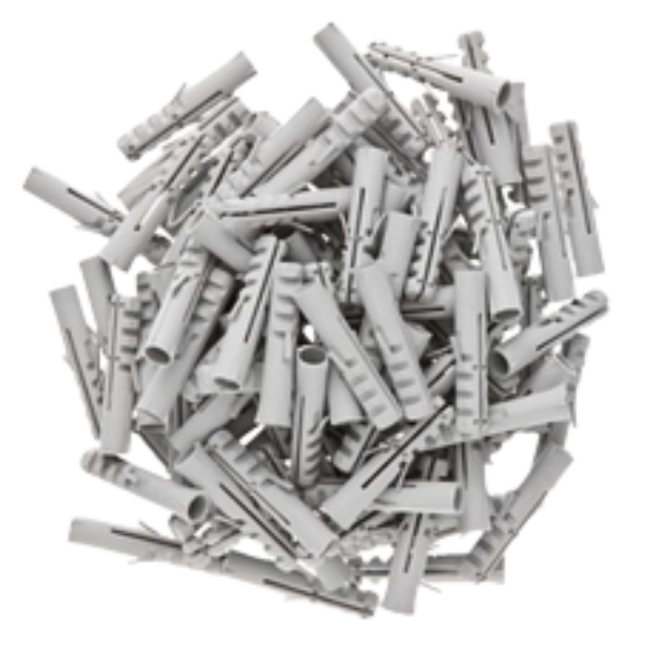 Bucha para parede nº 6 - 30 peças