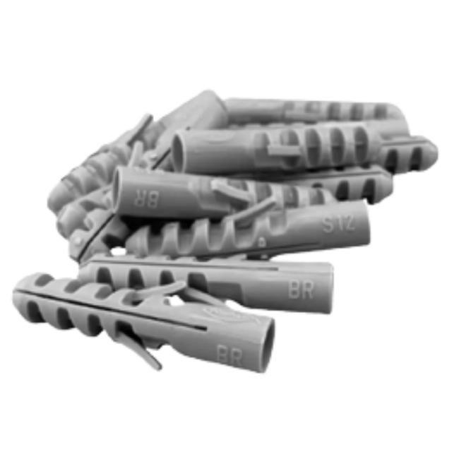 Buchas para Parede nº 12 - 08 peças