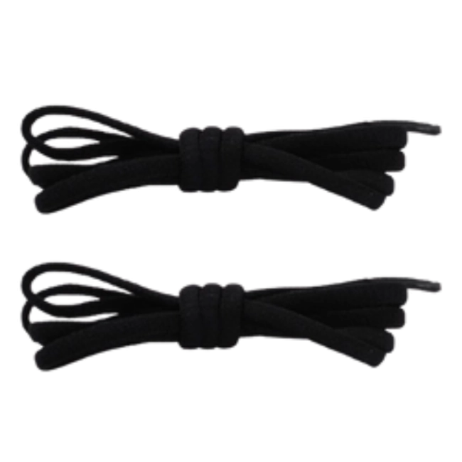 Cadarço preto par de 1m.