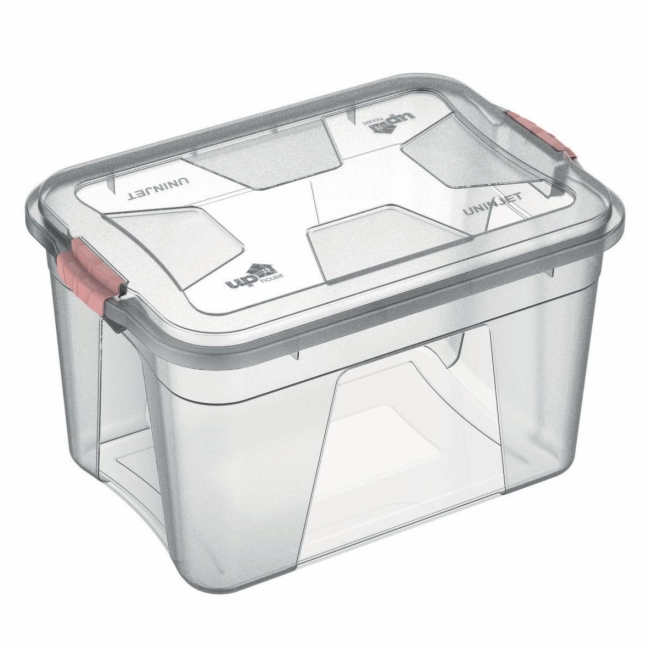 Caixa Organizadora Com Tampa e Trava 56 litros