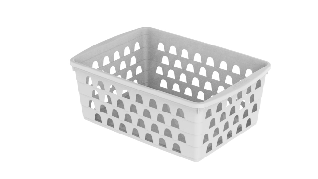 Cesto Multiuso Extra Grande Retangular Branco