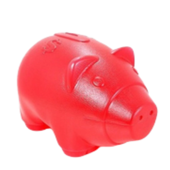 Cofre Porquinho. Cartela com 30 unidades.