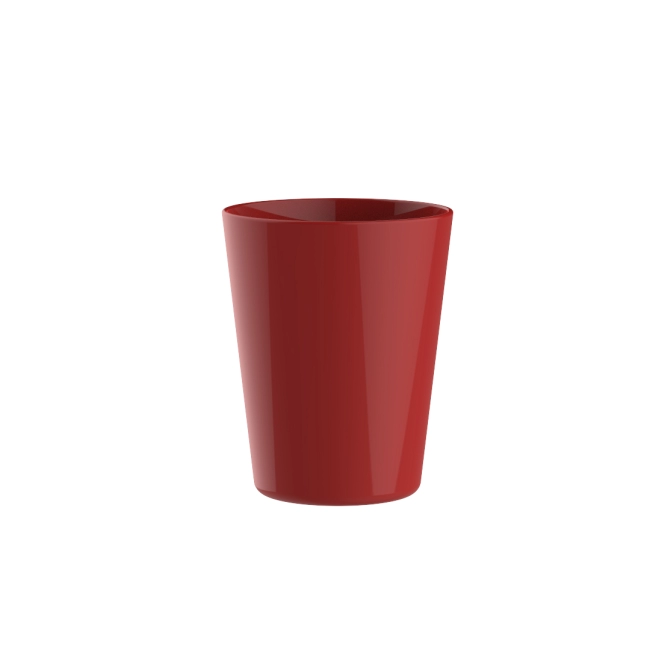 Copo Plástico POP Cônico 400 ml - VERMELHO