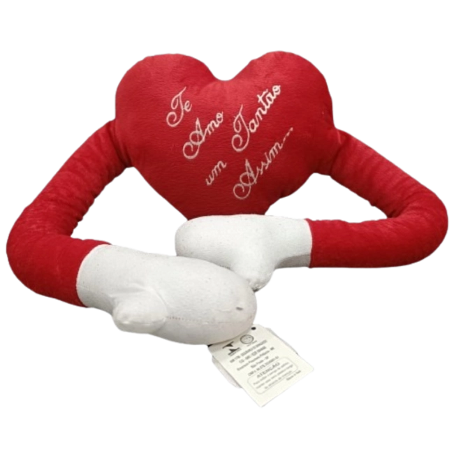 Coração Te Amo com Braço Longo