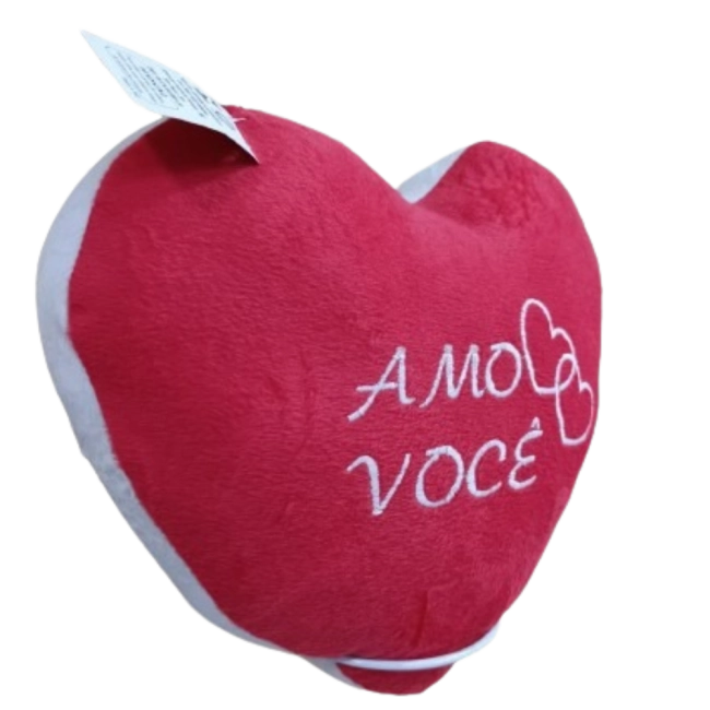 Coração Te Amo Vermelho sem Mão - PP