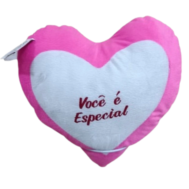 Coração Você é Especial Rosa sem Mão