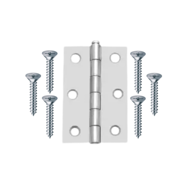 Dobradiça de 2.1/2' + 6 parafusos