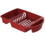 Escorredor Plástico de Louças - Vermelho