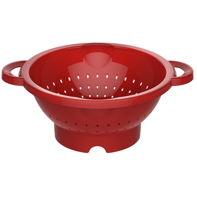 Escorredor Plástico de Massas - Vermelho