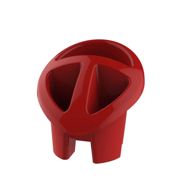 Escorredor Plástico de Talheres- VERMELHO