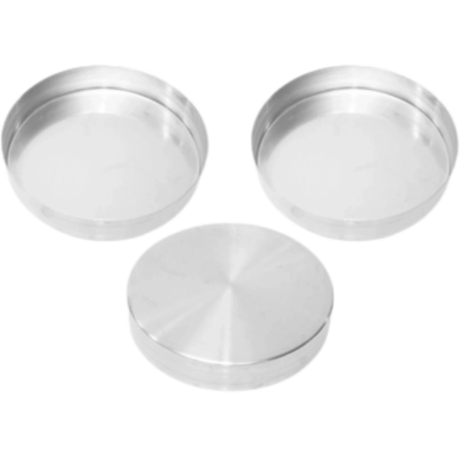 Forma para torta lisa 12x68x82 mm - 3 peças