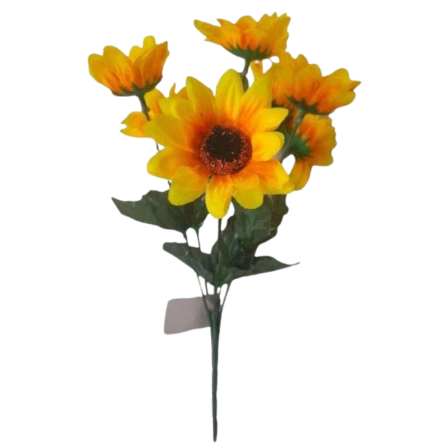 Gipso com  flor -  29cm