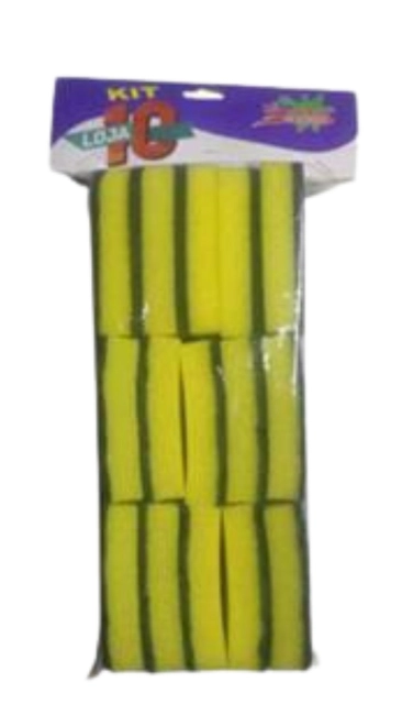 Kit loja do 10 - Kit Esponja 100 mm