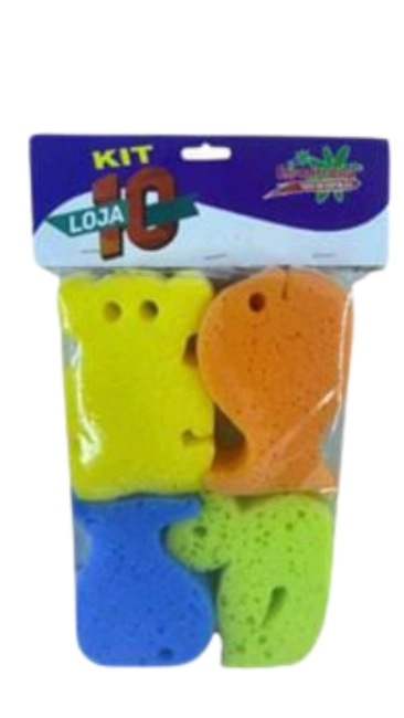 Kit loja do 10 - Kit Esponja Baby