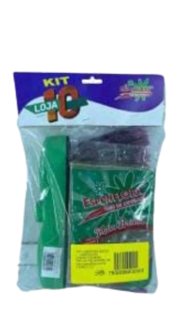 Kit loja do 10 - Vassoura Exata + kit 2 Esponja