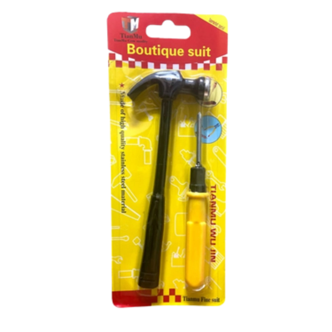 Kit Martelo e Chave Fenda + Philips