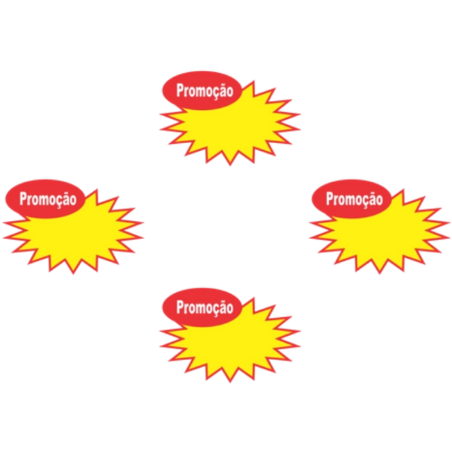 Papel propaganda promoção - 4 peças