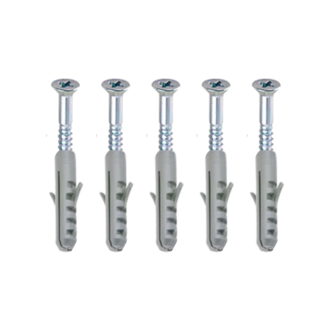 Parafuso sextavado com bucha nº 6 - 3/16 x 50 - 2 peças