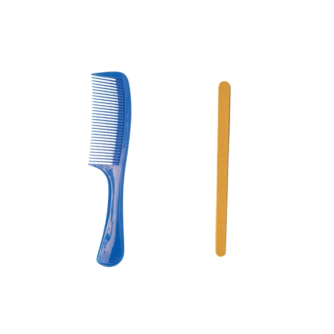 Pente com cabo + Lixa de unha