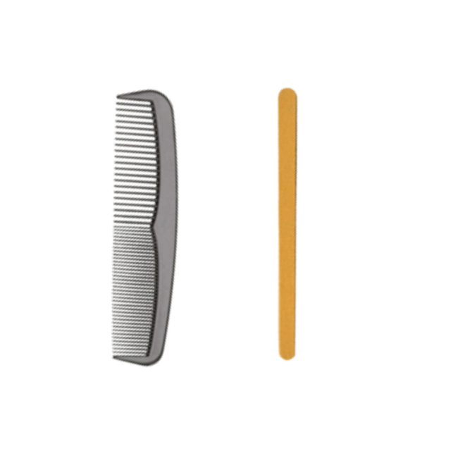 Pente + Lixa de unha