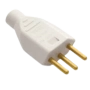 Pino Macho Plug. Desmontável. 2P+T 10A 250V