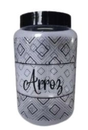 Pote Decorado Arroz 1,7 L