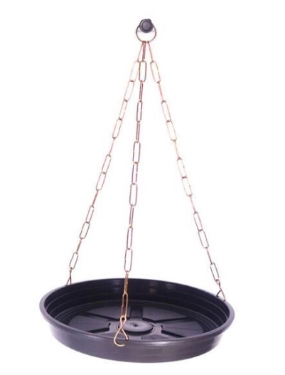 Prato Suspenso N° 28 com Corrente N° 2 - Preto