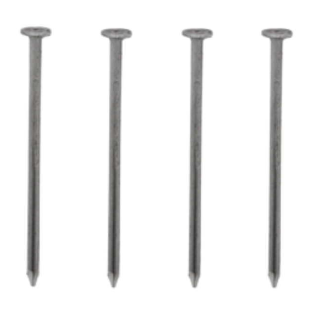 Pregos com cabeça 17 x 21 - 4 peças