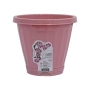 Vaso Cachepot Com Prato N17 - Rosa REF 836
