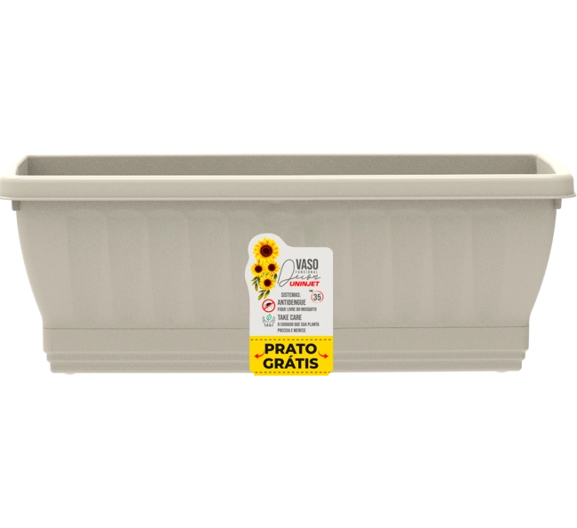 Vaso Jardineira com Prato Nº 35 REF 0847