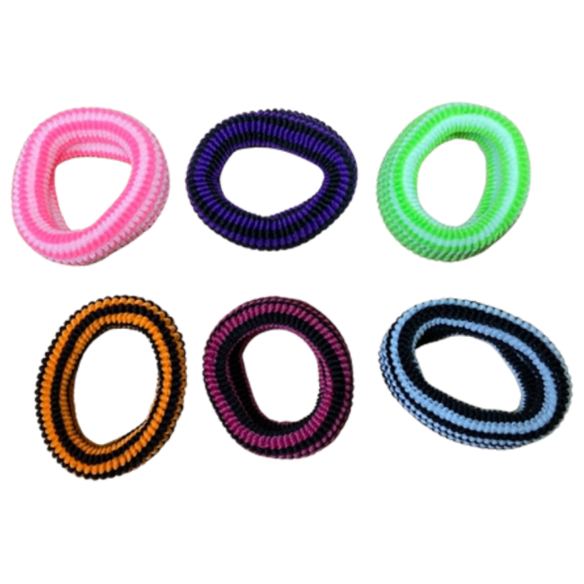 Xuxinha lisa medio listrado 06 peças